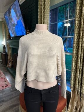 Lulu's Cream Cowl Neck Sweater